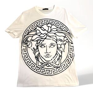 Versace Medusa Head Embossed T-Shirt